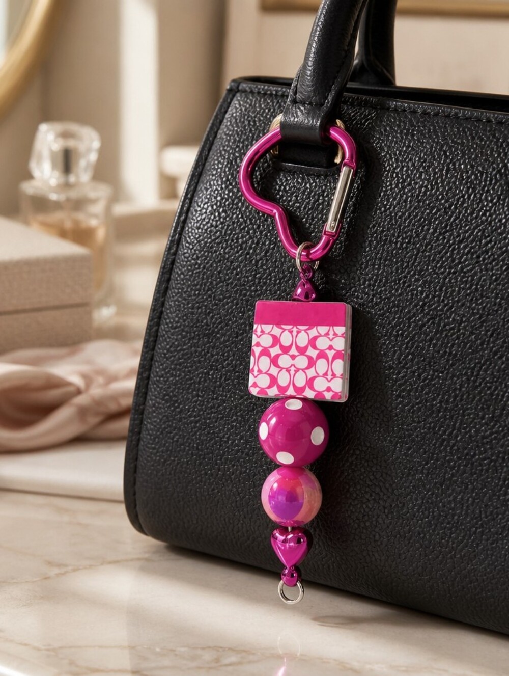 Handcrafted Bag Charm Keychain